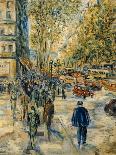 Boulevard Haussmann, Paris-Jean Francois Raffaelli-Giclee Print