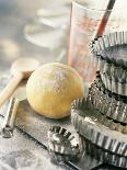 Still Life with Ball of Pastry and Various Baking Utensils-Jean-francois Rivière-Framed Premier Image Canvas