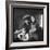 Jean Gabin and His Children-DR-Framed Photographic Print