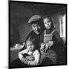 Jean Gabin and His Children-DR-Mounted Photographic Print