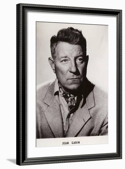 Jean Gabin, French Actor and Film Star-null-Framed Photographic Print