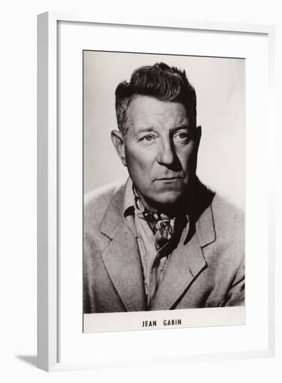 Jean Gabin, French Actor and Film Star-null-Framed Photographic Print