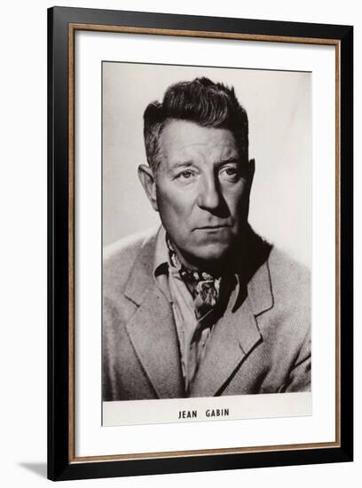 Jean Gabin, French Actor and Film Star-null-Framed Photographic Print