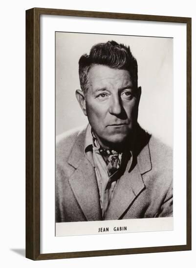 Jean Gabin, French Actor and Film Star-null-Framed Photographic Print