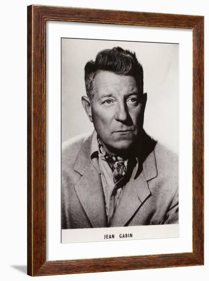 Jean Gabin, French Actor and Film Star-null-Framed Photographic Print