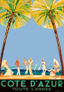 Cote d'Azur by Jean-Gabriel Domergue