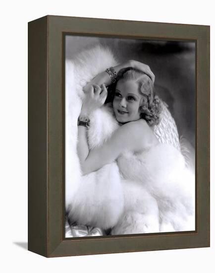 Jean Harlow, 1930s-null-Framed Stretched Canvas