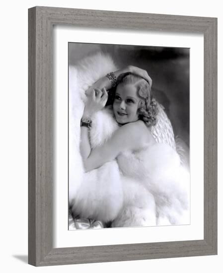 Jean Harlow, 1930s-null-Framed Photo