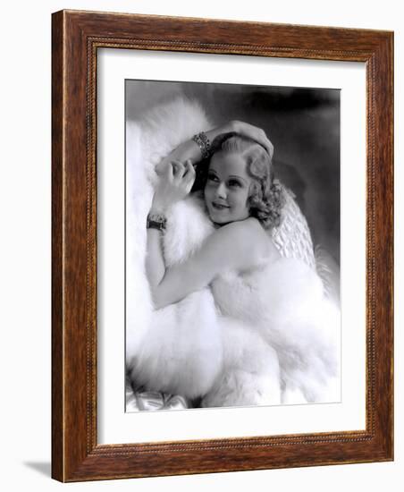 Jean Harlow, 1930s-null-Framed Photo