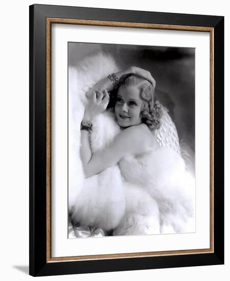 Jean Harlow, 1930s-null-Framed Photo