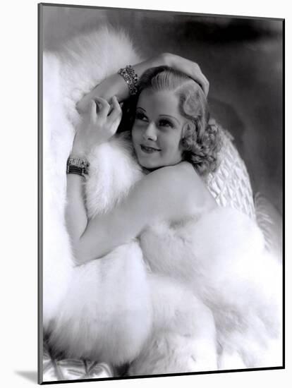 Jean Harlow, 1930s-null-Mounted Photo