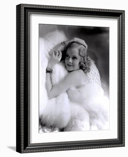 Jean Harlow, 1930s-null-Framed Photo