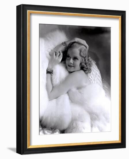 Jean Harlow, 1930s-null-Framed Photo