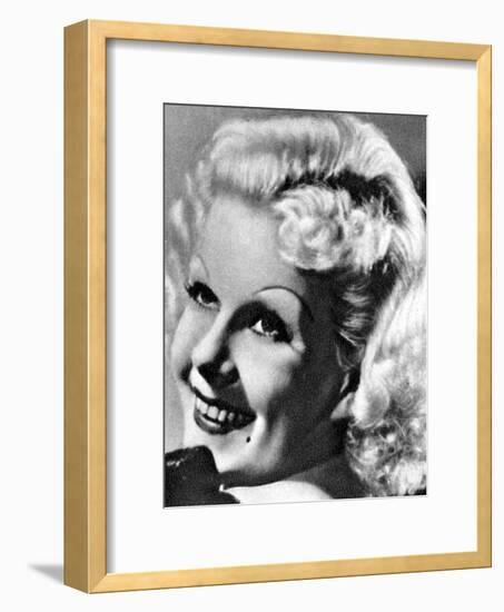 Jean Harlow, American Actress, 1934-1935-null-Framed Giclee Print