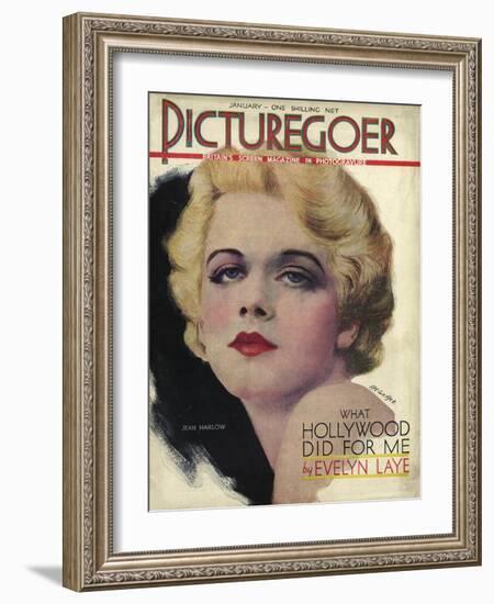 Jean Harlow-AL Grace-Framed Art Print