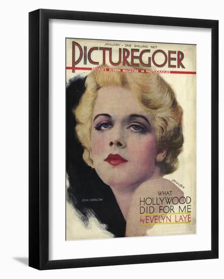 Jean Harlow-AL Grace-Framed Art Print