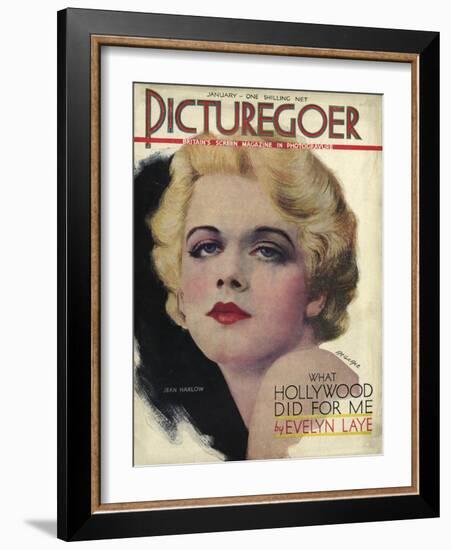 Jean Harlow-AL Grace-Framed Art Print