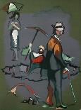 Personnages-Jean Helion-Art Print