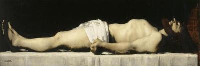 Le Christ au tombeau (1883)-Jean Henner-Laminated Giclee Print