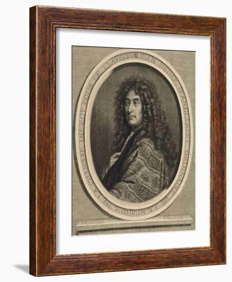 Jean-Henri d'Anglebert, claveciniste ordinaire de la Musique de la chambre du Roi-Cornelis Vermeulen-Framed Giclee Print