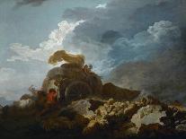 Thunderstorm, or the Cart Stuck in the Mud, 1759?-Jean-Honor? Fragonard-Giclee Print