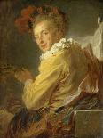 Badende Mädchen. Um 1772 - 1775-Jean Honoré Fragonard-Framed Premier Image Canvas