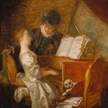 The Music Lesson-Jean Honoré Fragonard-Giclee Print