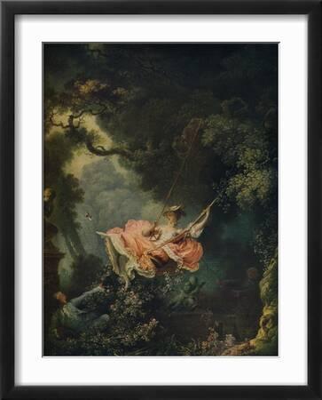 Quadro, stampa su tela. Jean-Honoré Fragonard, La lettrice