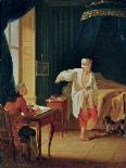 Voltaire's Morning, Between 1750 and 1775-Jean Huber-Framed Giclee Print