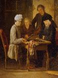 Voltaire Conversing with the Peasants in Ferney-Jean Huber-Giclee Print