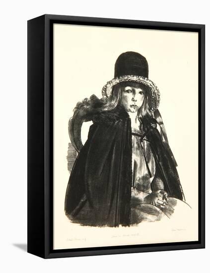 Jean in a Black Hat, 1923-24-George Wesley Bellows-Framed Premier Image Canvas