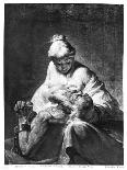 Portrait of a Poodle-Jean Jacques Bachelier-Giclee Print