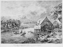 Boat Trip on the Seine, 1803-Jean-Jacques Boissieu-Giclee Print