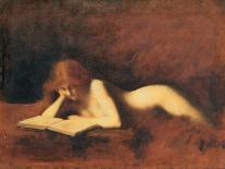 Study of a Woman in Red, Early 1890s-Jean-Jacques Henner-Giclee Print