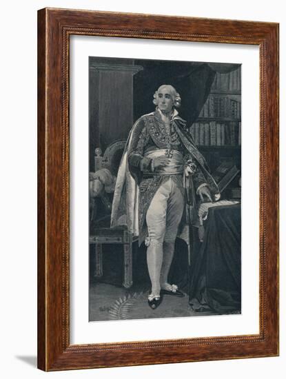 'Jean-Jacques-Régis De Cambacérès - Duke of Parma', c1800, (1896)-Henry Wolf-Framed Giclee Print