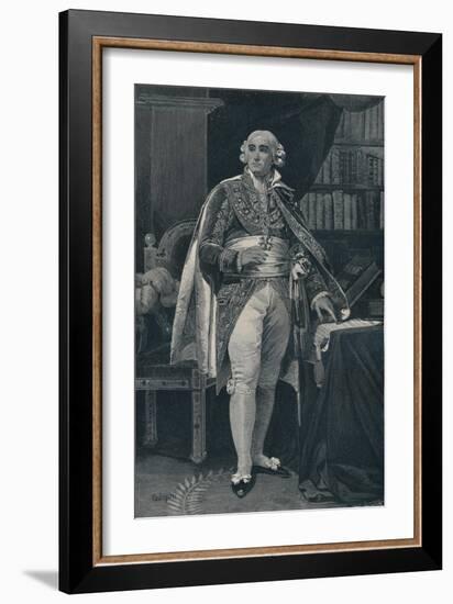 'Jean-Jacques-Régis De Cambacérès - Duke of Parma', c1800, (1896)-Henry Wolf-Framed Giclee Print