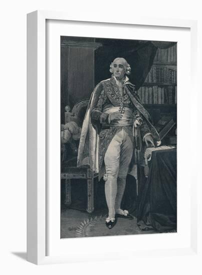 'Jean-Jacques-Régis De Cambacérès - Duke of Parma', c1800, (1896)-Henry Wolf-Framed Giclee Print