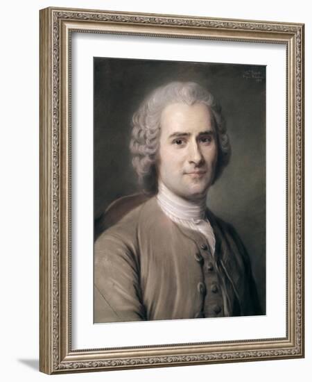 Jean Jacques Rousseau, 1874-Charles Escot-Framed Art Print