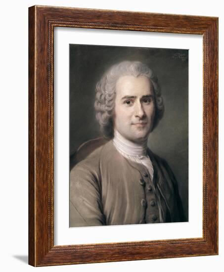 Jean Jacques Rousseau, 1874-Charles Escot-Framed Art Print