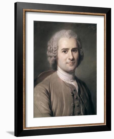 Jean Jacques Rousseau, 1874-Charles Escot-Framed Art Print