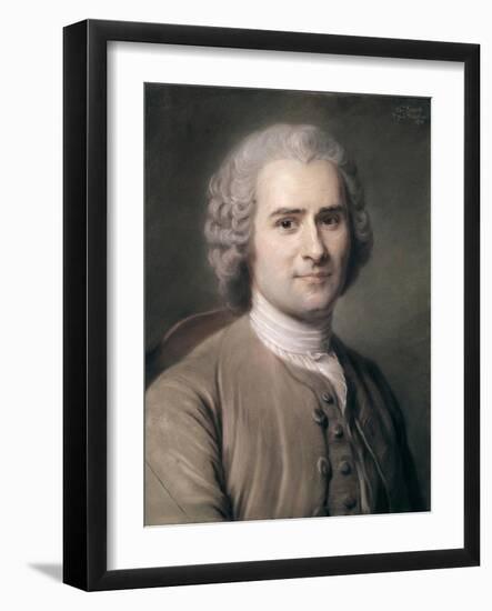 Jean Jacques Rousseau, 1874-Charles Escot-Framed Art Print