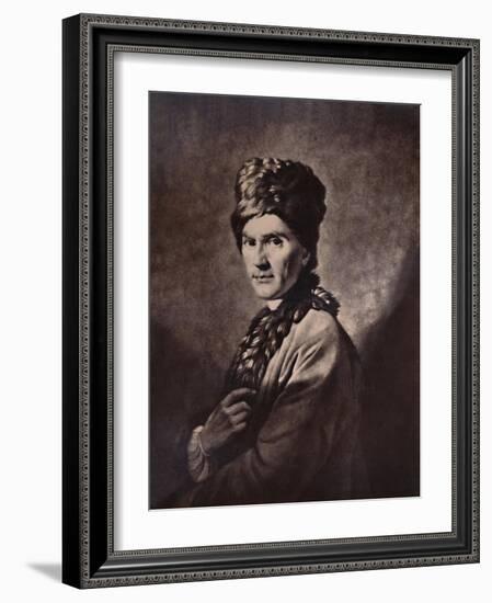 Jean-Jacques Rousseau, French philosopher and writer, 18th century (1894)-David Martin-Framed Giclee Print