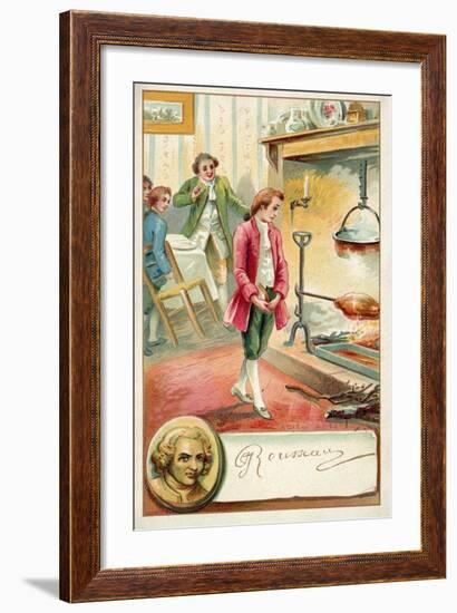 Jean Jacques Rousseau, Swiss Philosopher-null-Framed Giclee Print