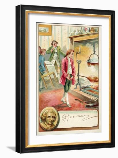 Jean Jacques Rousseau, Swiss Philosopher-null-Framed Giclee Print