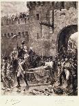 Entrance of Saint Joan of Arc, 1412-31, into Orleans, France-Jean-jacques Scherrer-Mounted Giclee Print