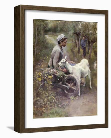 Jean, Jeanne and Jeannette, Exh.1892-Elizabeth Adela Stanhope Forbes-Framed Giclee Print