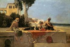 Cour marocaine-Jean Joseph Benjamin Constant-Framed Giclee Print