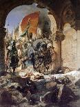 The Entry of Mehmet II into Constantinople, 1876-Jean Joseph Benjamin Constant-Framed Giclee Print