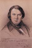 Robert Schumann, German Composer, Mid-19th Century-Jean Joseph Bonaventure Laurens-Framed Giclee Print