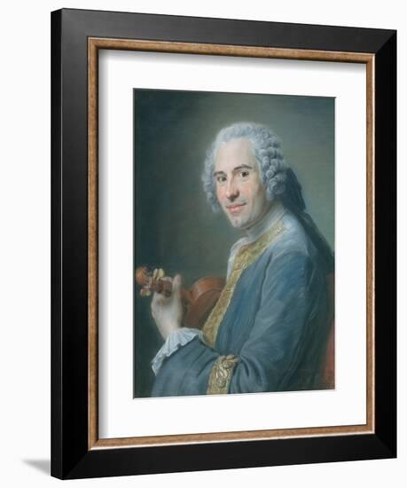 Jean-Joseph Cassanea De Mondonville, 1747-Maurice Quentin de La Tour-Framed Giclee Print